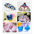 Fancy Glass Stones Beads for Hair Decoration